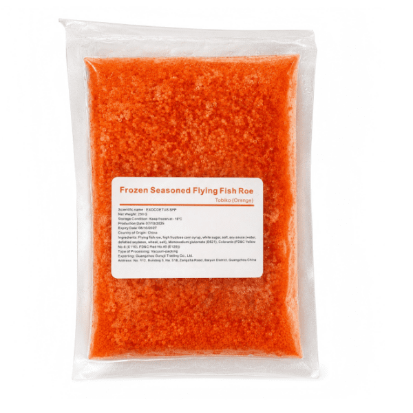 Flying Fish Roe Sample Seasoned Flying Fish Roe / Tobiko - Guorui Food